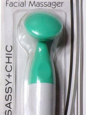 Sassy + Chic Battery-Operated Facial Massager, 1 pc (Blue)